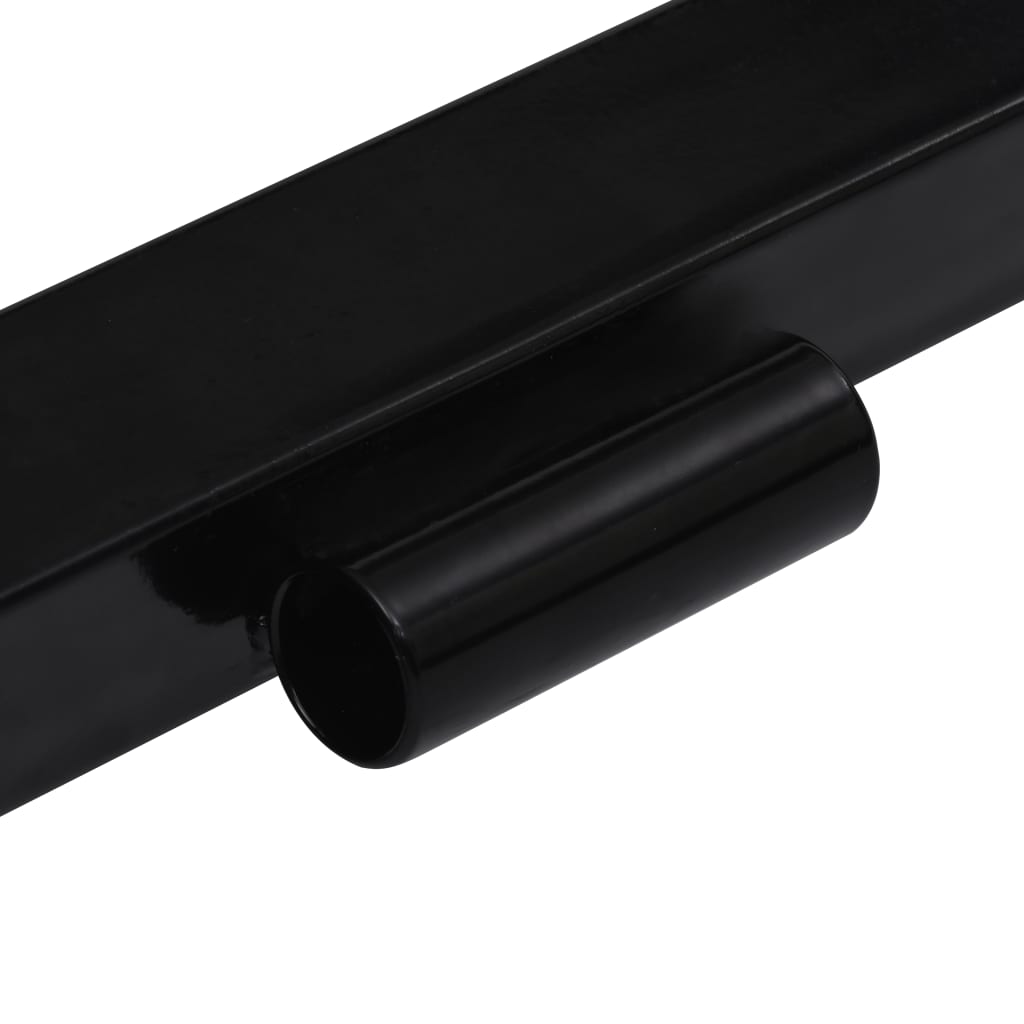 vidaXL Snow Plow Adapter for Lawn Mower Black